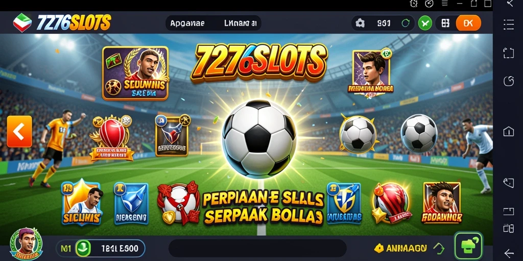 Gameplay penuh aksi dengan tema Football yang menarik.