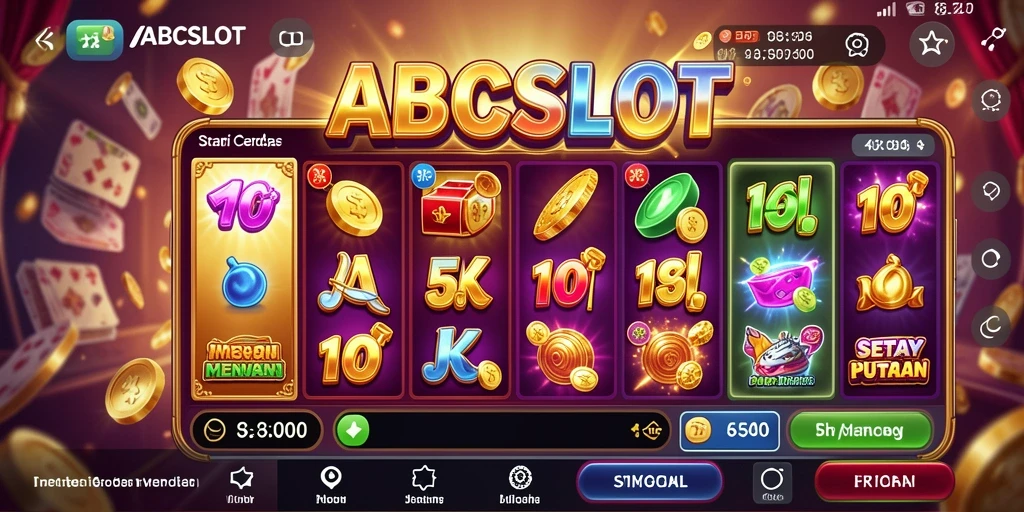 Tampilan menegangkan dari gameplay strategis ABCSLOT dengan berbagai karakter.