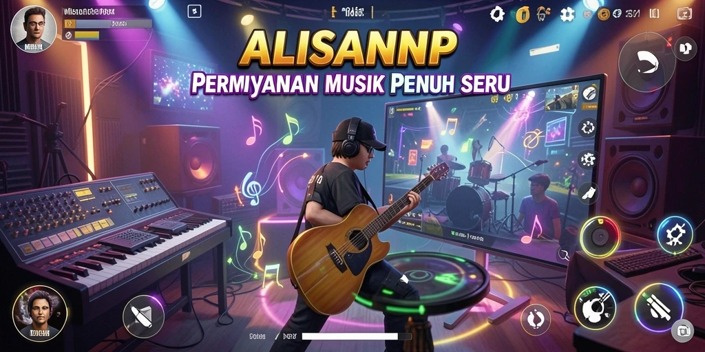 Screenshot gameplay <strong>ALISANRP</strong> menampilkan keseruan dan interaksi pengguna dengan musik.