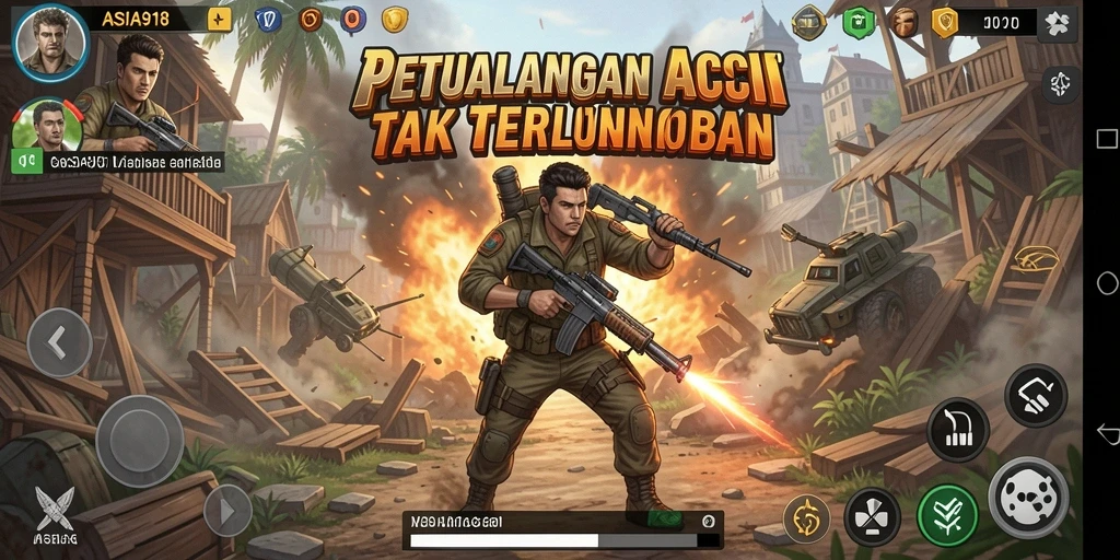 Gameplay menarik dan aksi mendebarkan dalam ASIA918.