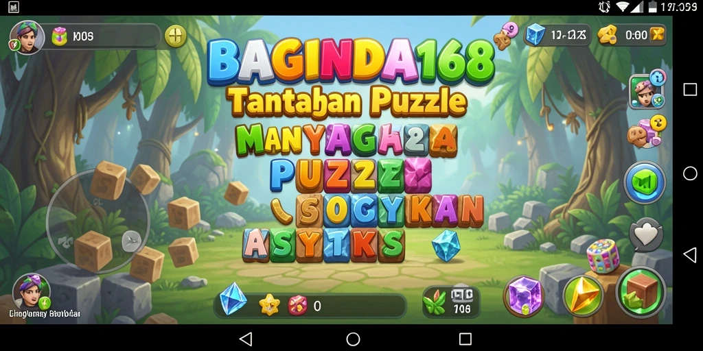 Tampilan gameplay yang mengasyikkan dari BAGINDA168 dengan tantangan puzzle menarik.
