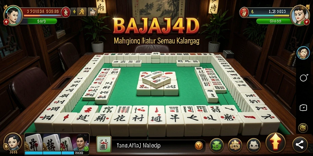 Tampilan menarik versi gameplay Mahjong di BAJAJ4D.