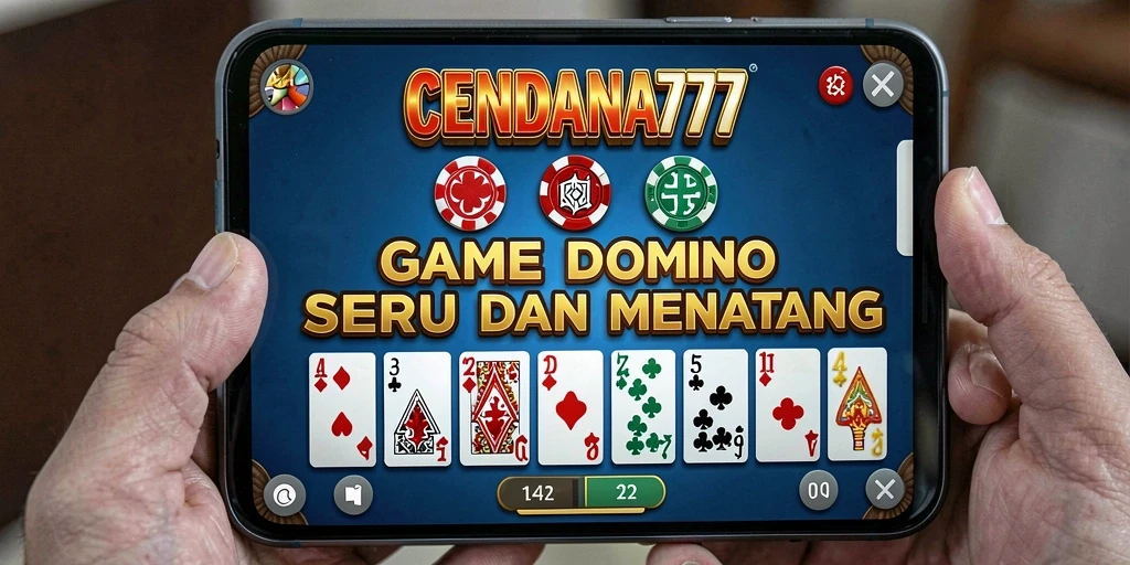 Tampilan gameplay seru dalam CENDANA777 dengan berbagai mode Domino.