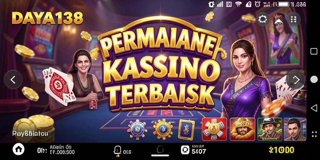 Screenshot permainan Kasino DAYA138 yang menampilkan grafis menarik dan gameplay seru.