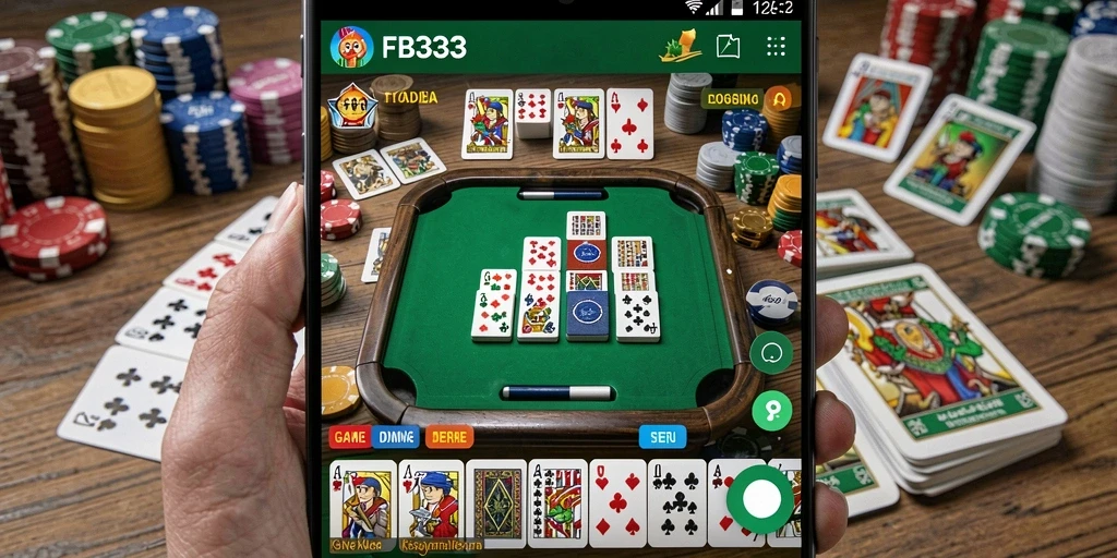 Screenshot gameplay FB333 menampilkan keseruan bermain Domino.