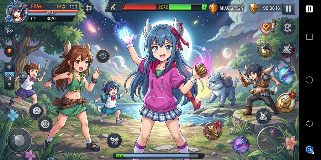 Tampilan Screenshot Gameplay FW66 yang menakjubkan dan penuh aksi.