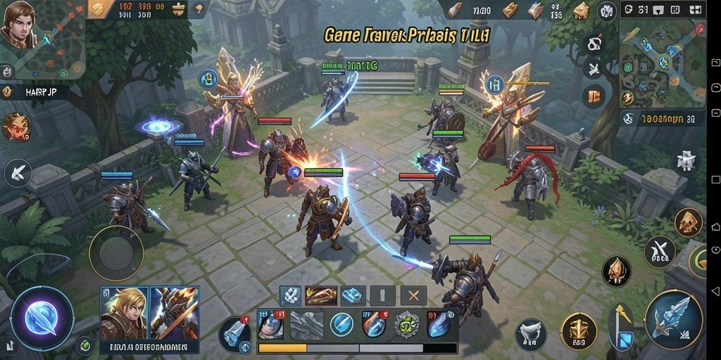 Tampilan gameplay <strong>HARAPJP</strong> yang mendebarkan dengan berbagai strategi SLG.