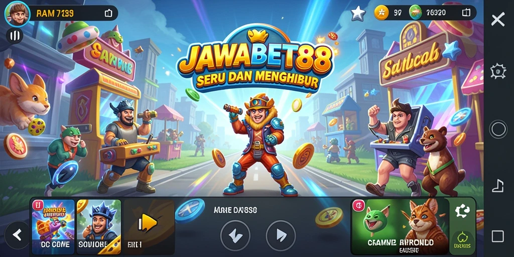 Tampilan Gameplay Seru JAWABET88 di level yang menarik.