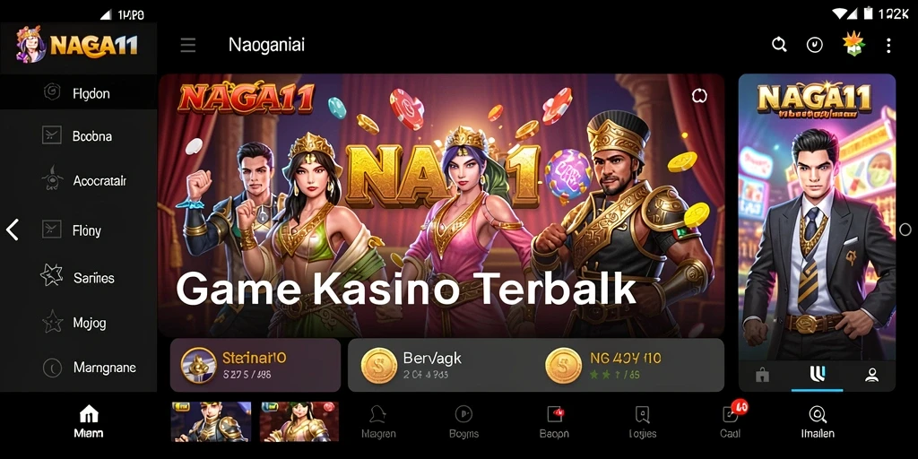 Tampilan gameplay seru dan menghibur di NAGA11.