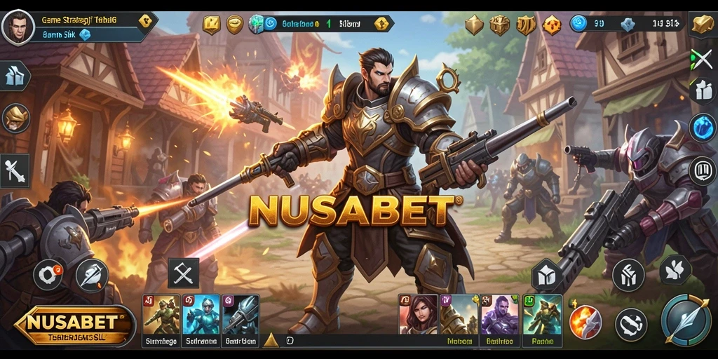 Tangkapan layar menunjukkan aksi mendebarkan dalam gameplay SLG.