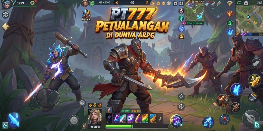 Tampilan gameplay menakjubkan dari PT777 dalam aksi ARPG.