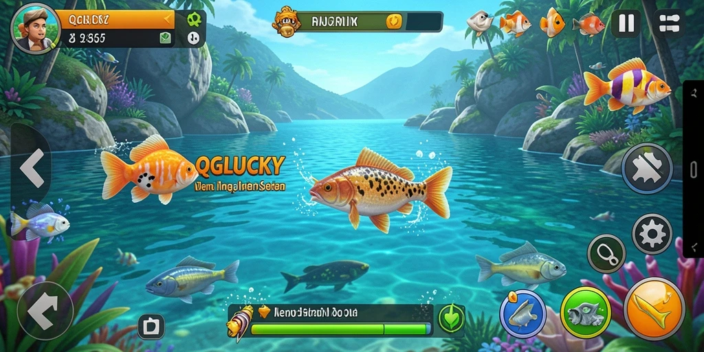 Tangkapan ikan besar di QGLUCKY dengan grafik menawan.