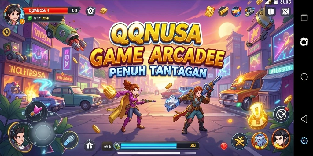 Screenshot gameplay QQNUSA yang seru dan penuh tantangan.