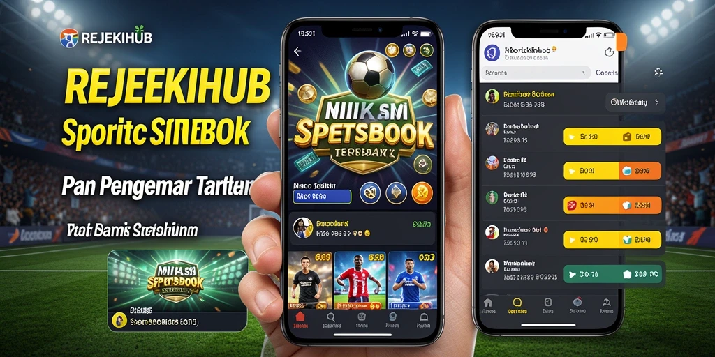 Tampilan utama REJEKIHUB dengan berbagai pilihan taruhan olahraga.