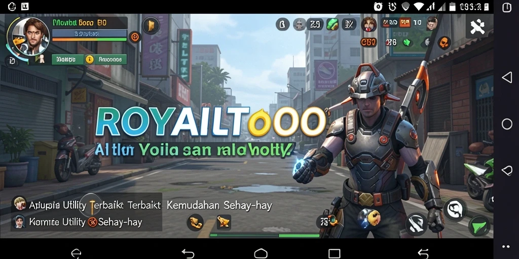 Tampilan antarmuka pengguna yang menarik dan fungsional dari ROYALTOTO.