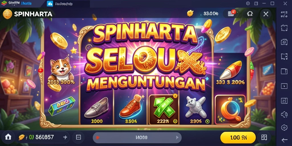 Gameplay menarik di SPINHARTA dengan berbagai tema Slot.
