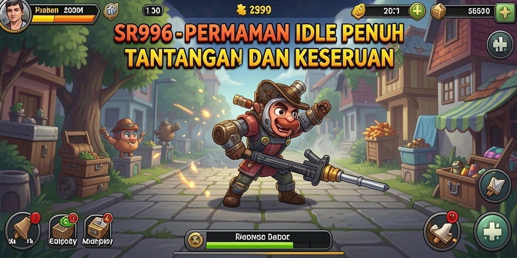 Tampilan gameplay SR996 yang menarik dan interaktif dalam genre Idle.