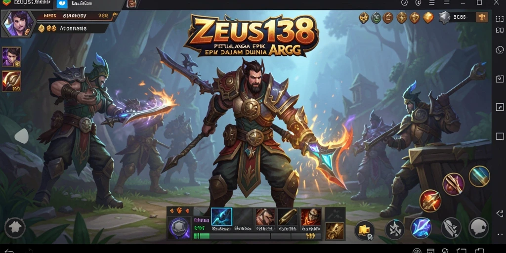 Tampilan menakjubkan dari petualangan ARPG ZEUS138.